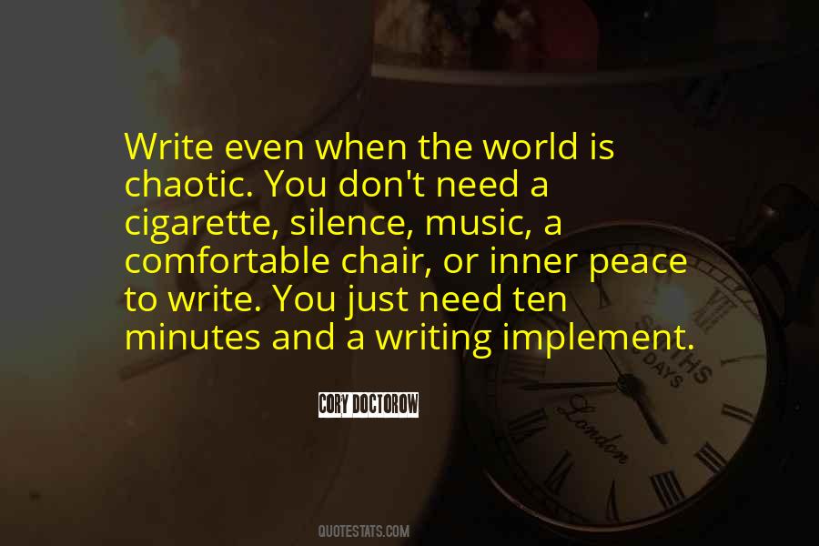 Comfortable Chair Quotes #1287840