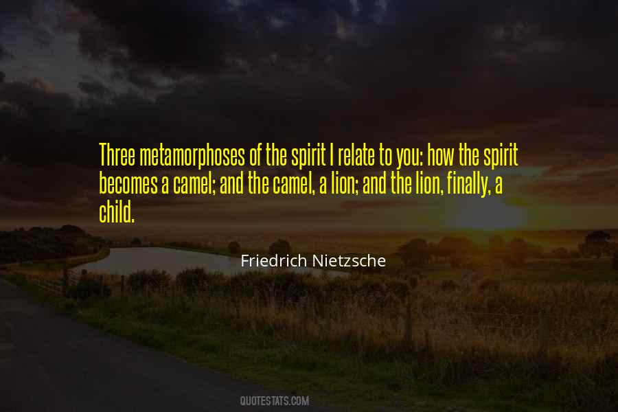 Friedrich Nietzsche Camel Quotes #487941