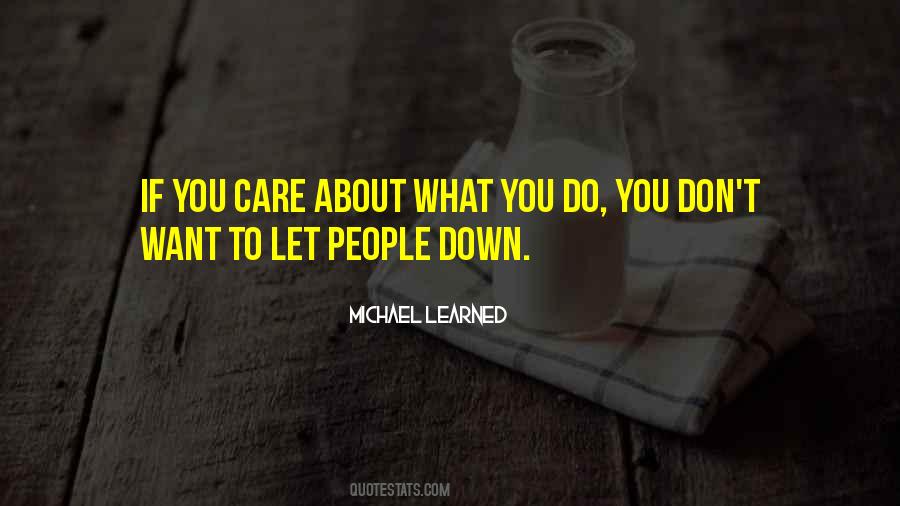 Don't Let Down Quotes #17313