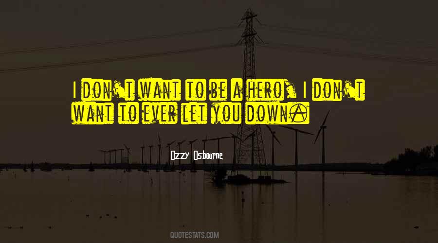 Don't Let Down Quotes #204381