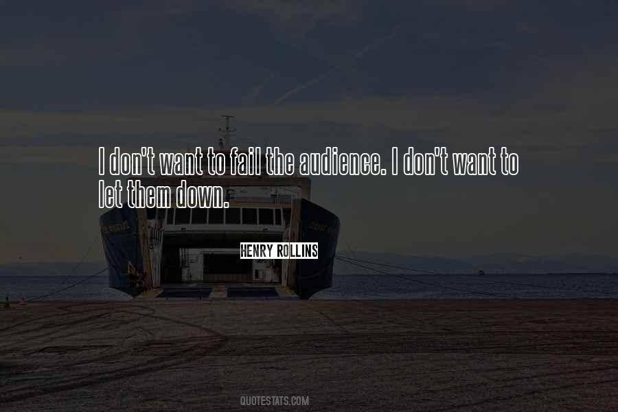 Don't Let Down Quotes #451874