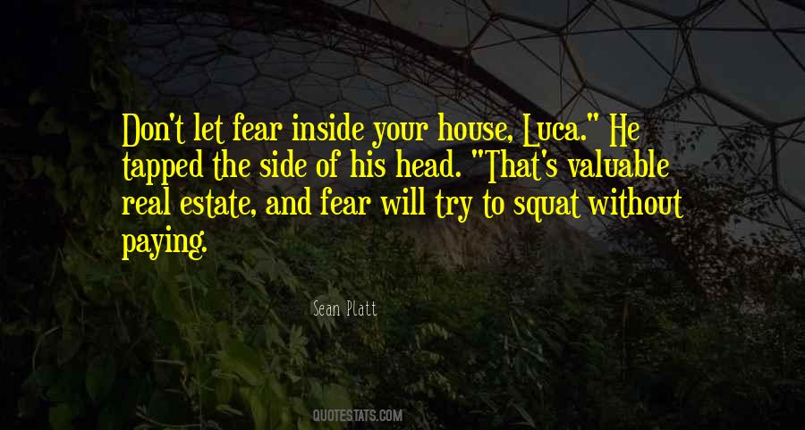 Don't Let Fear Quotes #1204998