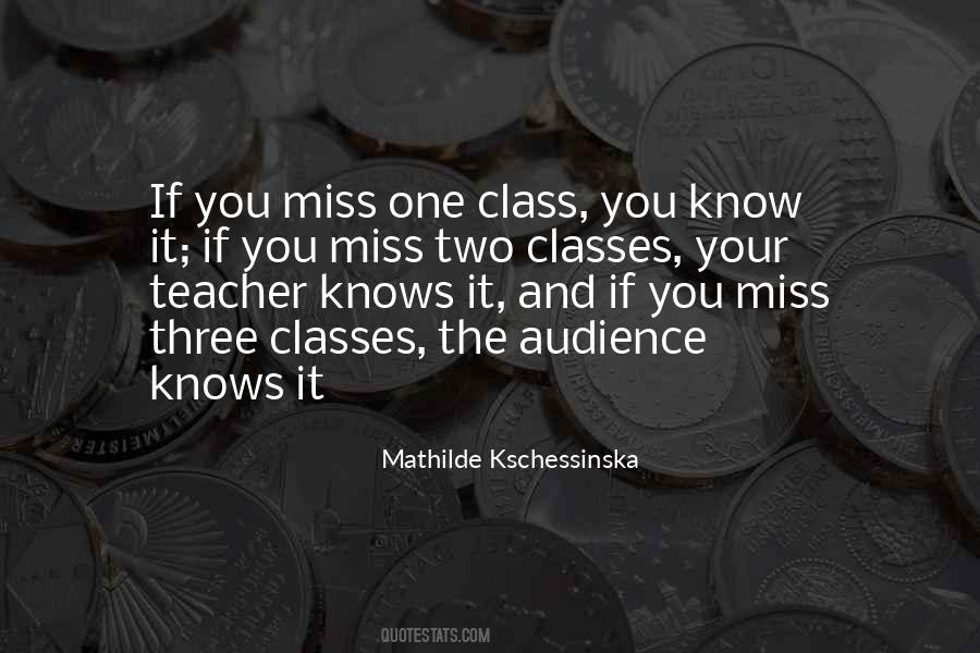 I Miss You Teacher Quotes #1059014