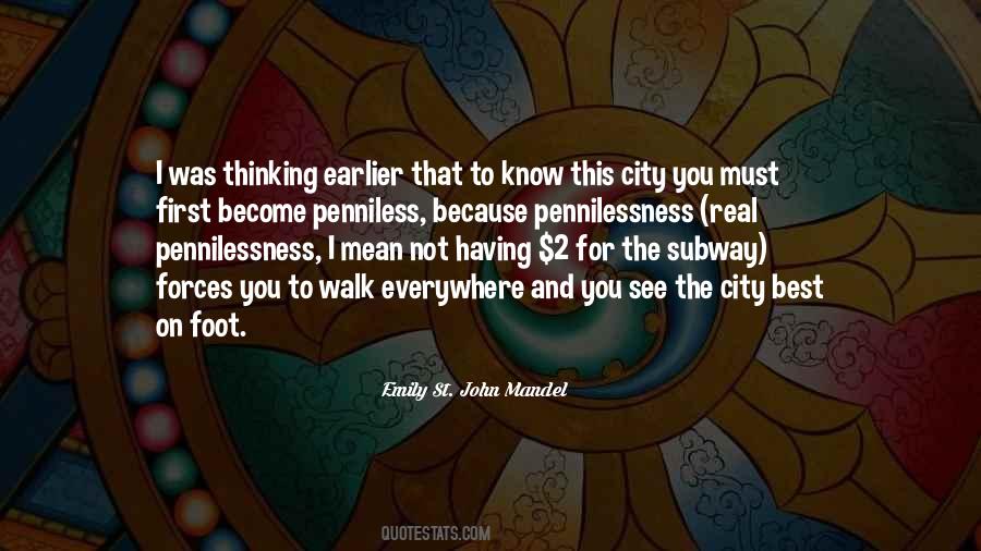 Quotes About The Subway #256911