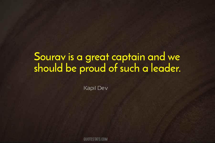 Great Captain Quotes #1517734