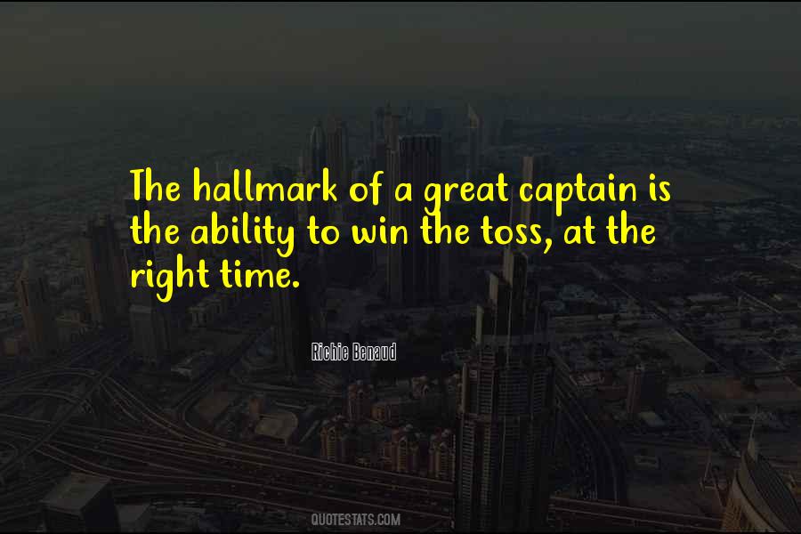 Great Captain Quotes #411364