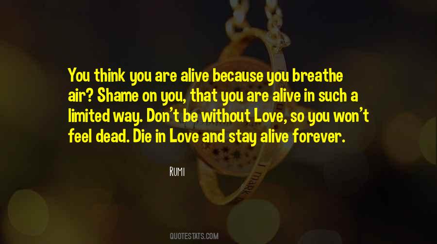 Don't Let Love Die Quotes #289580