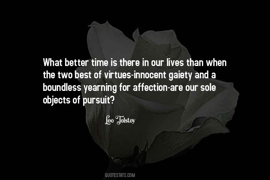 Time And Affection Quotes #446421