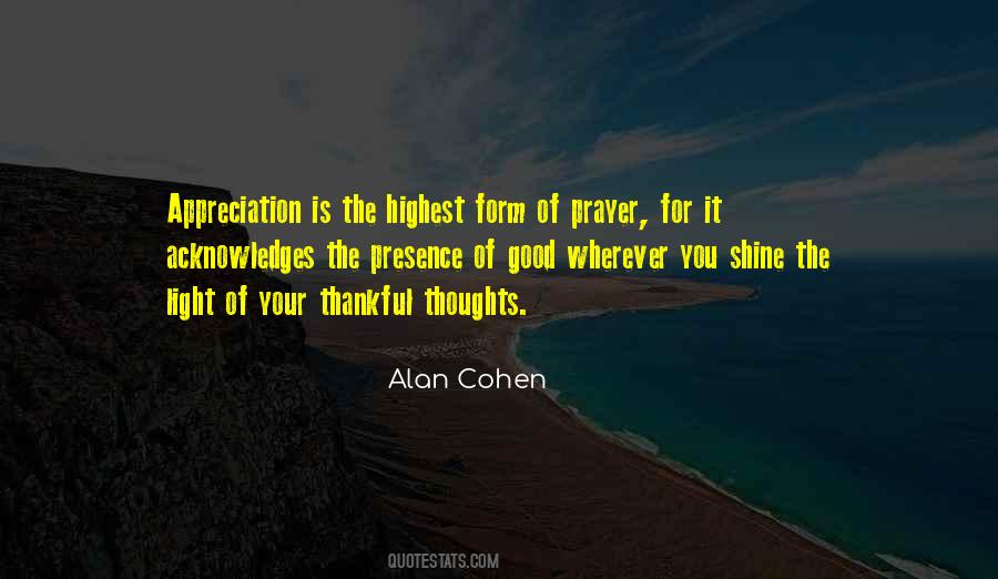 Appreciation Prayer Quotes #860897