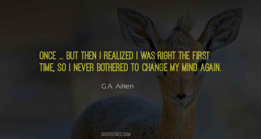 Mind Right Quotes #156237