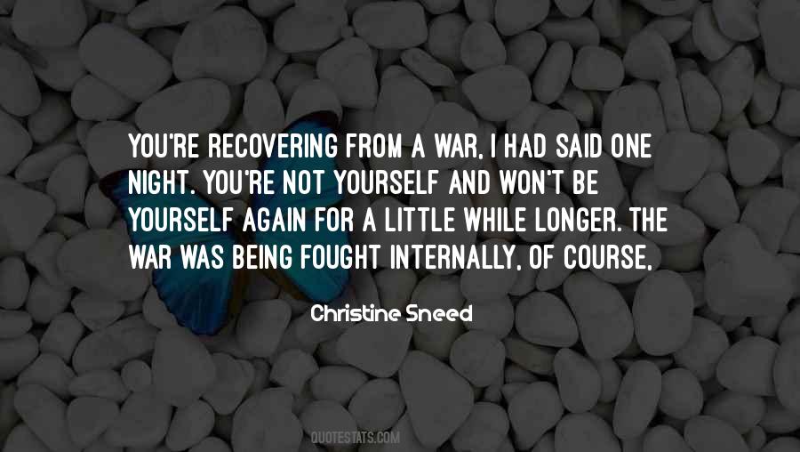 Still Recovering Quotes #1427772