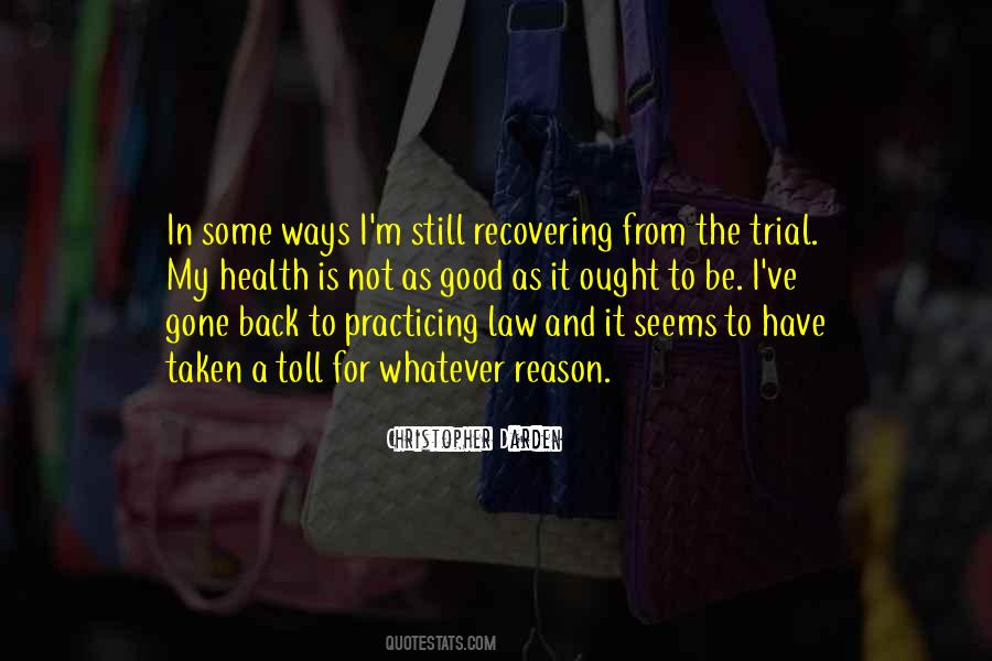 Still Recovering Quotes #37521
