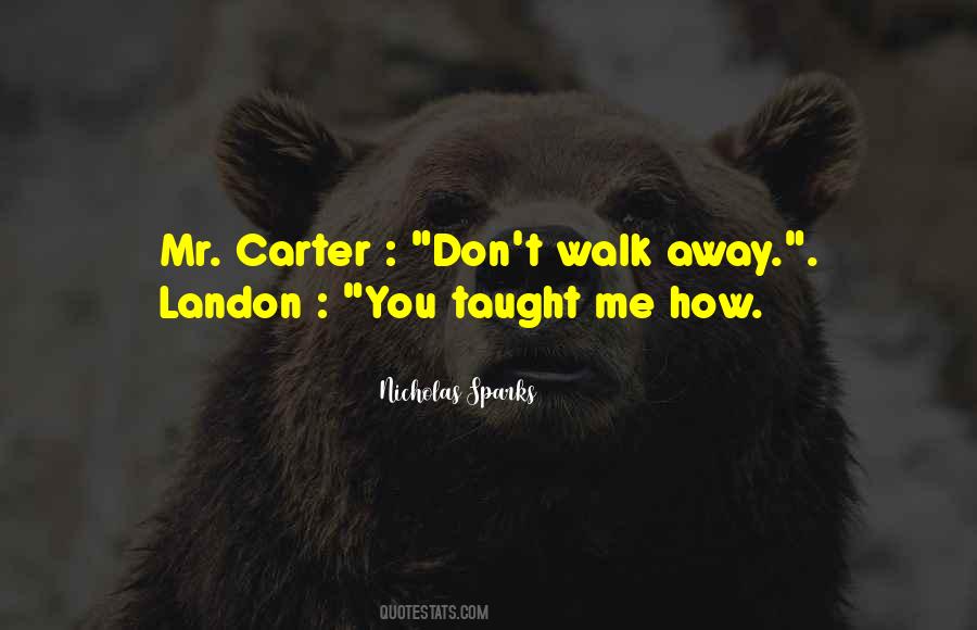 Don't Let Me Walk Away Quotes #643080