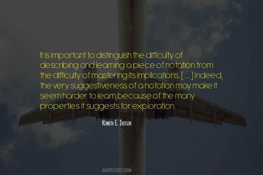 Difficulty In Learning Quotes #1584922