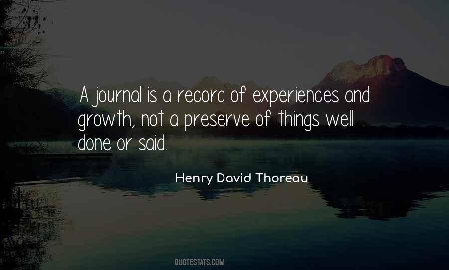 Experiences Not Things Quotes #1113907