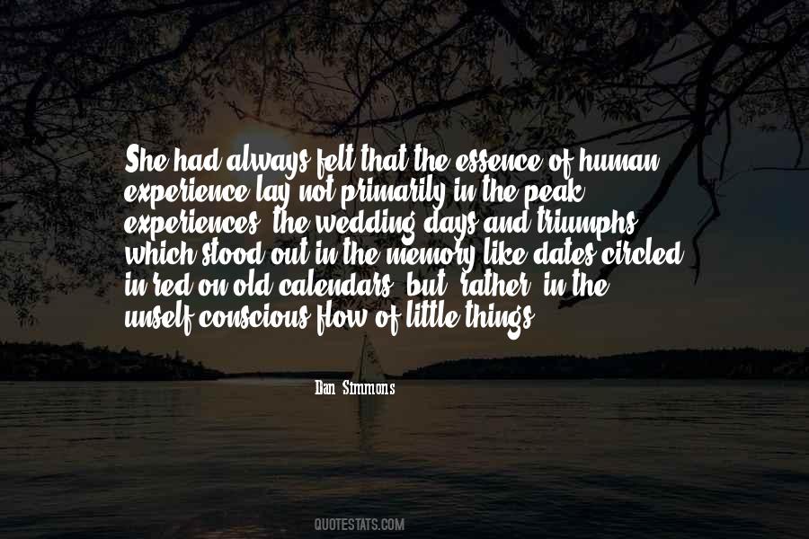 Experiences Not Things Quotes #1488011