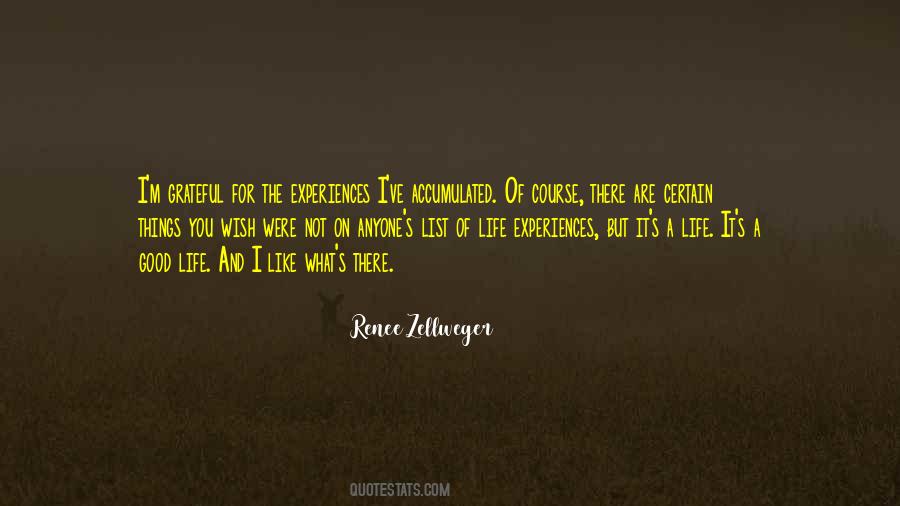 Experiences Not Things Quotes #516136
