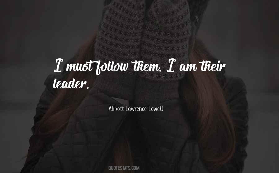 Follow Leader Quotes #485017
