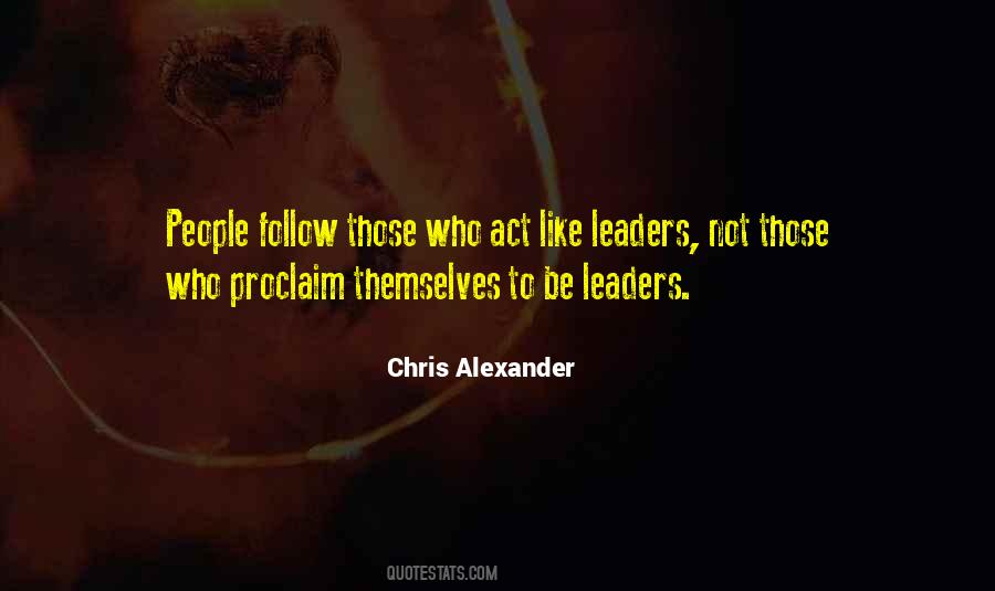 Follow Leader Quotes #972150