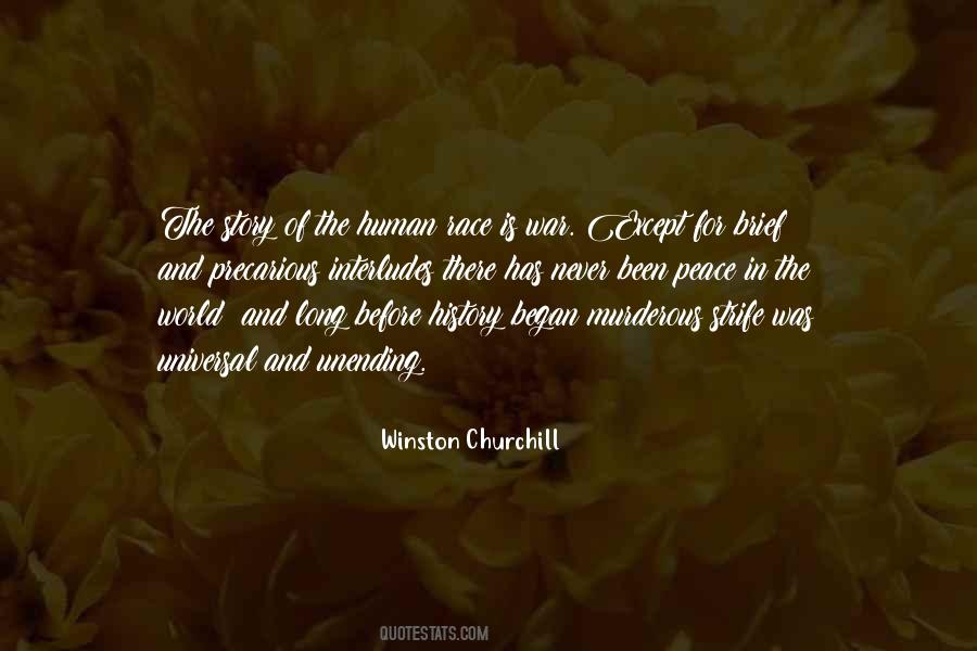Winston Churchill Peace Quotes #1103112
