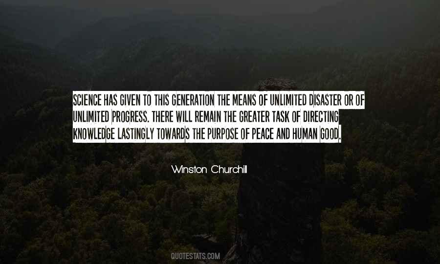 Winston Churchill Peace Quotes #1147904