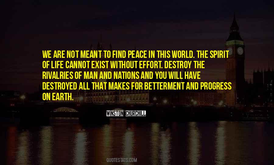 Winston Churchill Peace Quotes #1673051