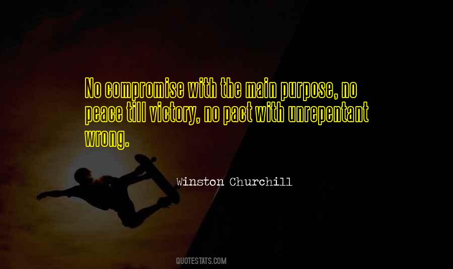 Winston Churchill Peace Quotes #380201