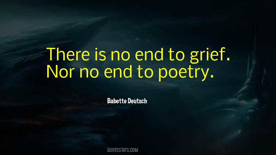 Grief Poetry Quotes #1453186