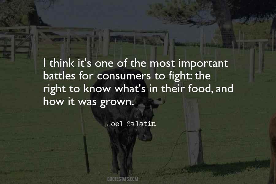 Fight For Food Quotes #831854