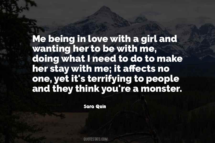 Quotes About The Monster Wanting Love #938211