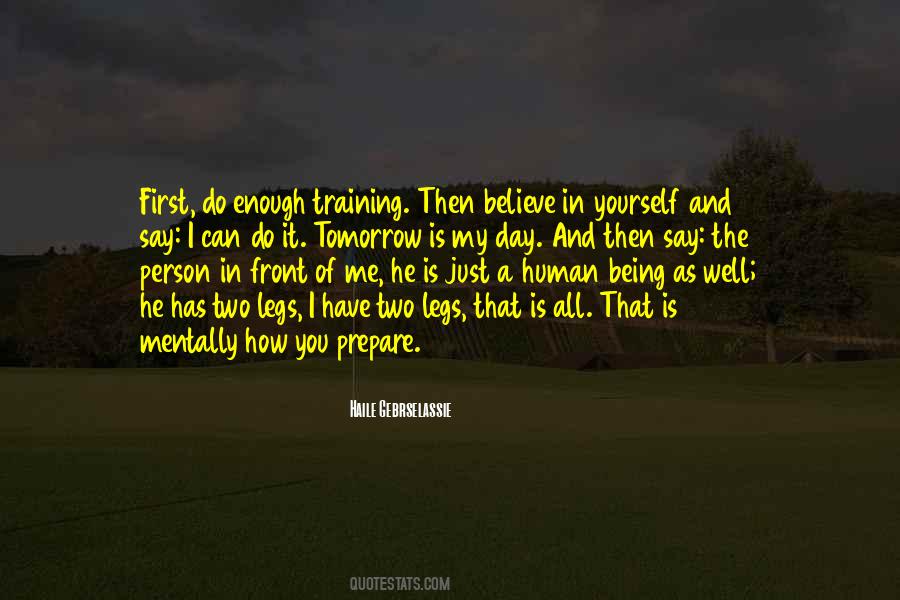 First Day Of Training Quotes #1645454
