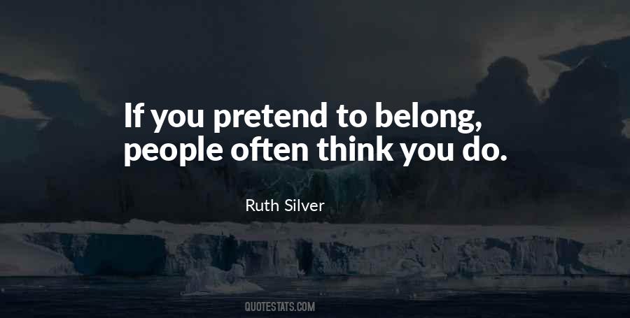If You Belong Quotes #10018