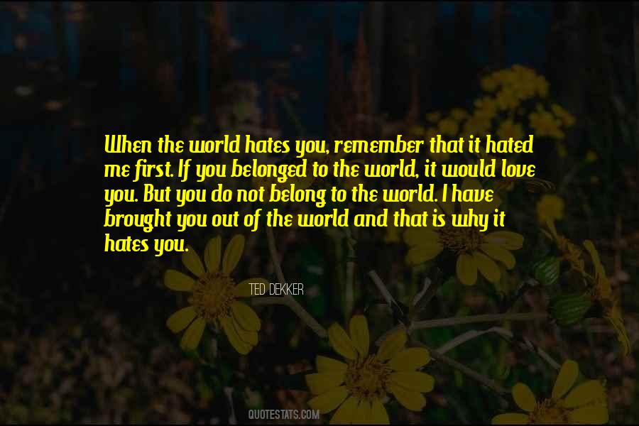 If You Belong Quotes #1038039