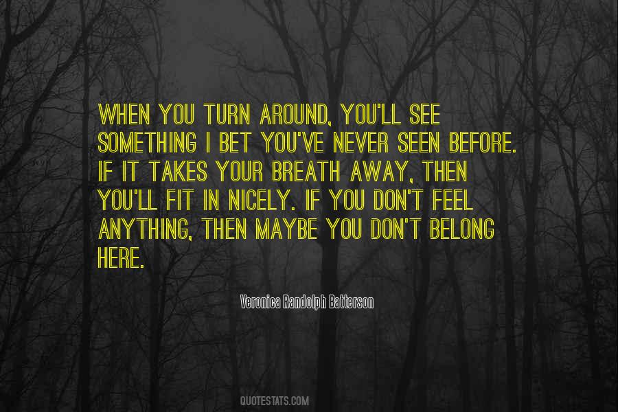 If You Belong Quotes #981261
