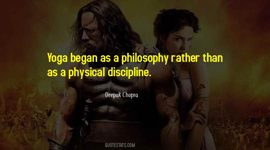 Discipline Philosophy Quotes #611755