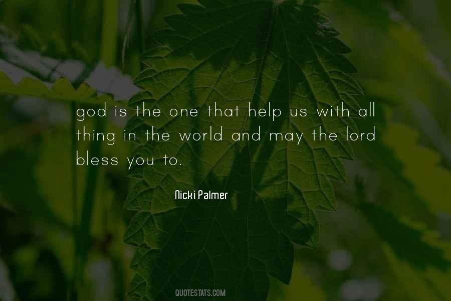 God Bless Our World Quotes #1046562