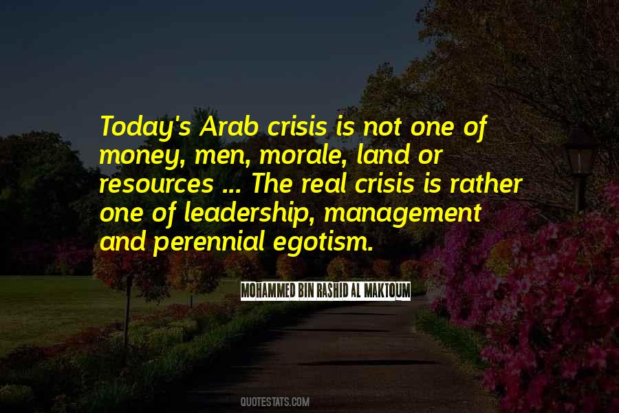 Management Crisis Quotes #1029619
