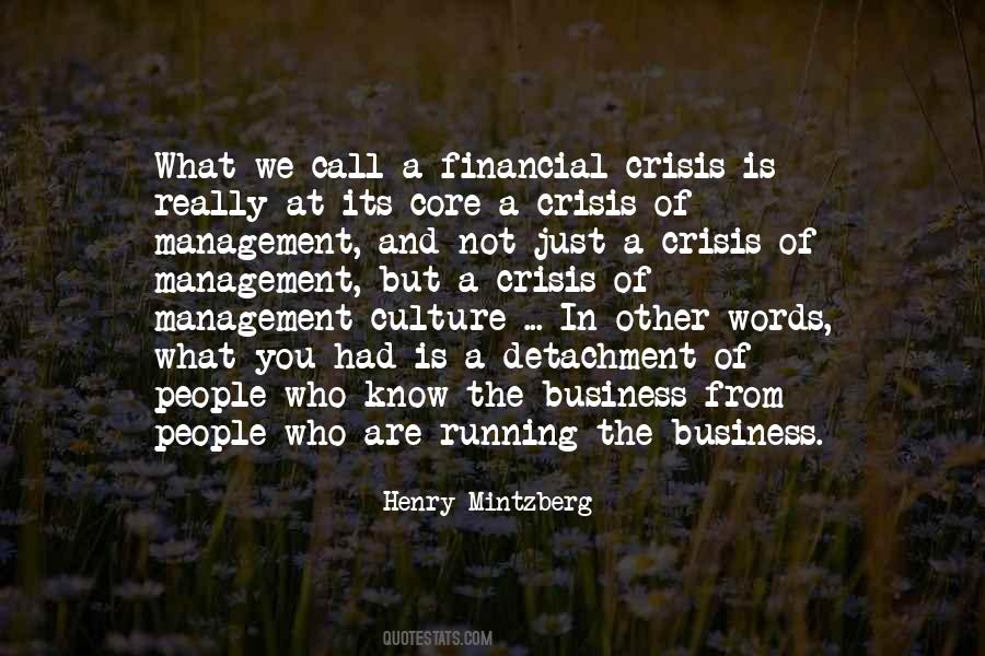Management Crisis Quotes #363316