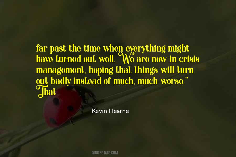 Management Crisis Quotes #735505