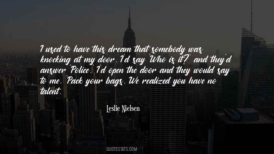 Police Dream Quotes #483915