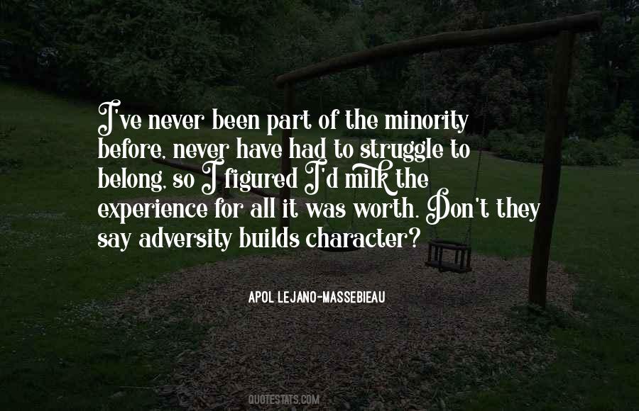 Character Adversity Quotes #183875