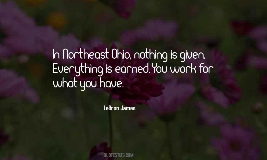 Everything Is Earned Quotes #1576199