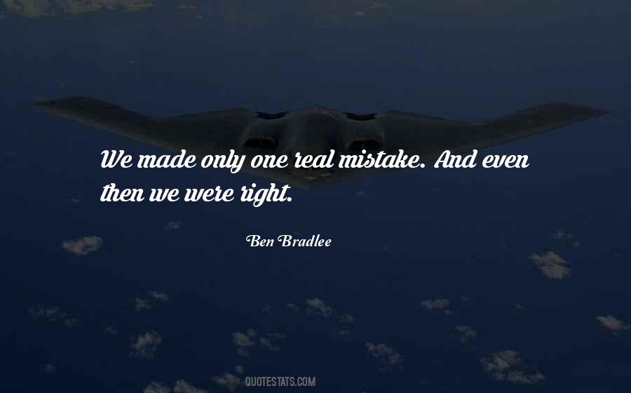 Only One Mistake Quotes #1729672