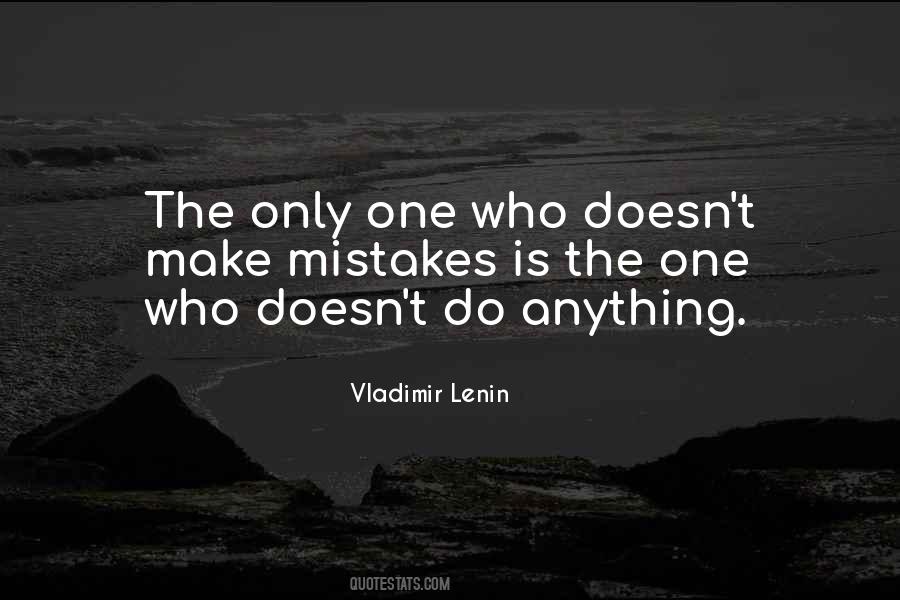 Only One Mistake Quotes #610948
