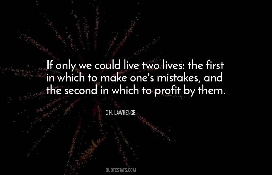 Only One Mistake Quotes #781238