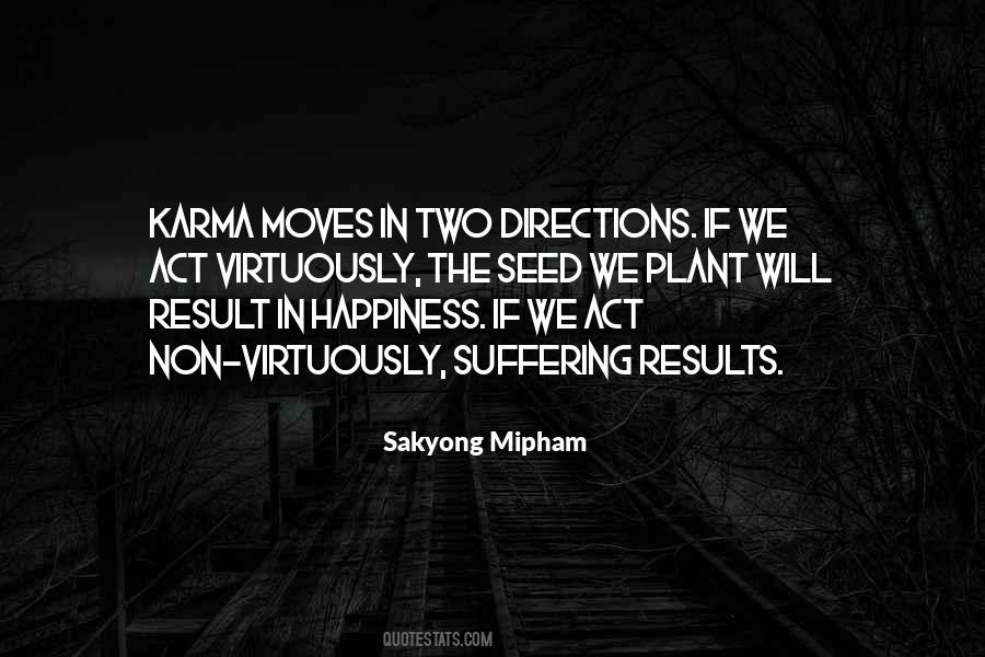 Result Of Karma Quotes #479508