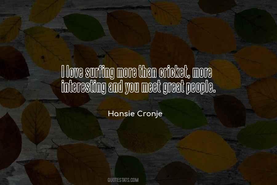 Love Cricket Quotes #1360233