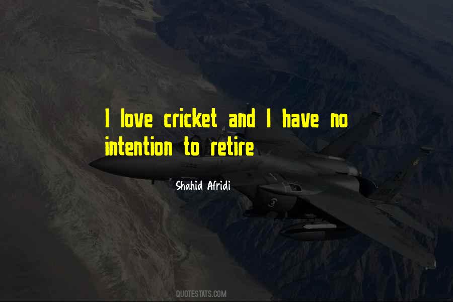 Love Cricket Quotes #480594