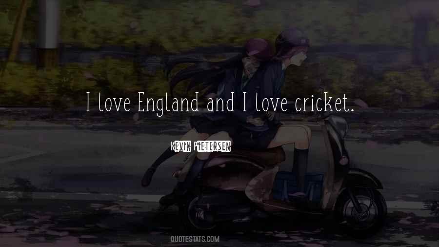 Love Cricket Quotes #941163
