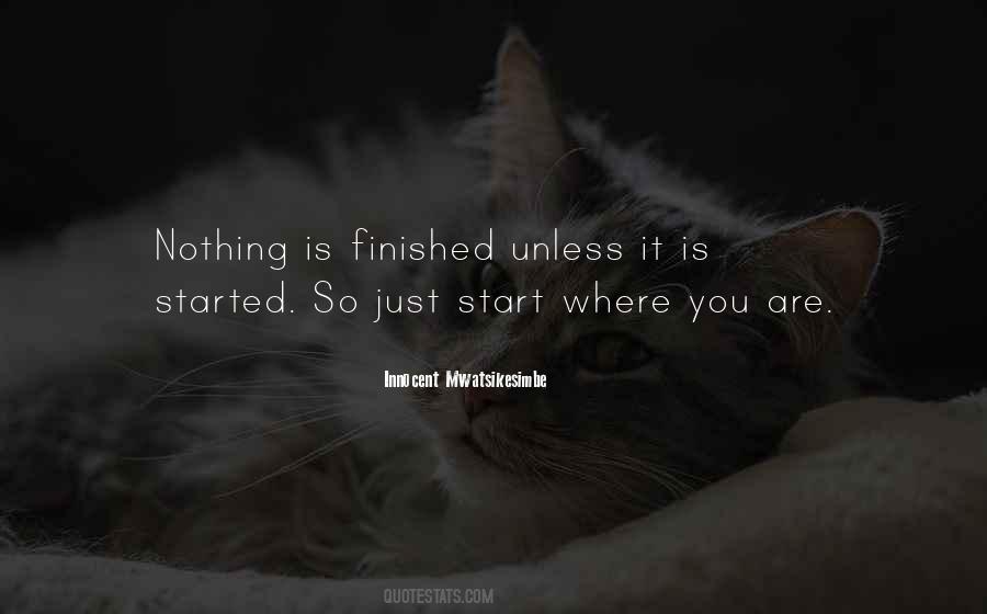 Start Where You Are Quotes #132044